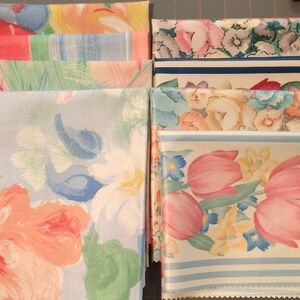 Floral Patterned Fabric Set